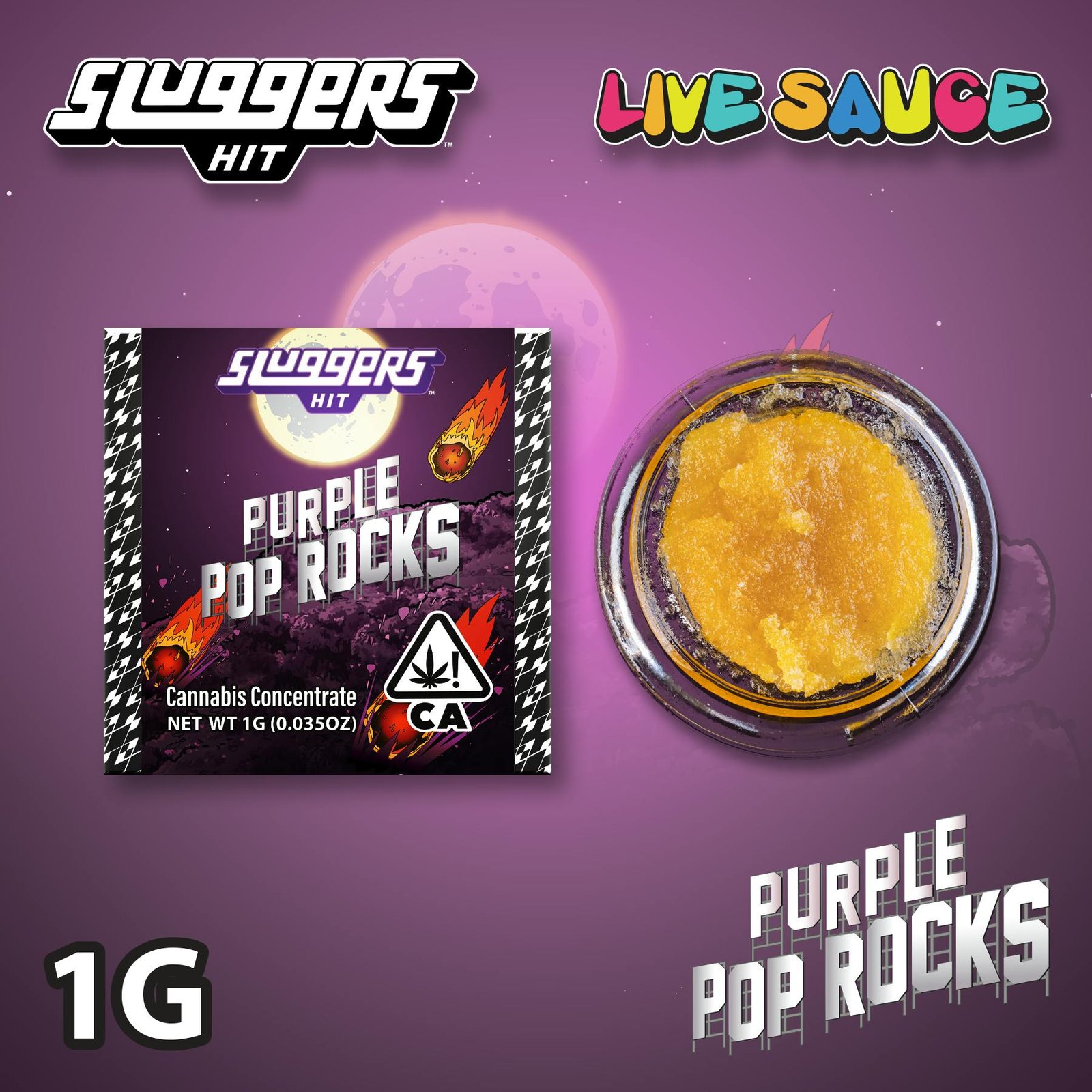 Sluggers Purple Pop Rocks Sauce 1 Sluggers Purple Pop Rocks Sauce